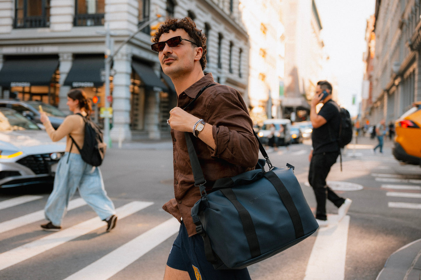 Mercury Debossed Rains Weekend Bag