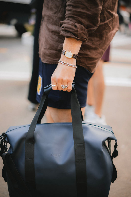 Mercury Debossed Rains Weekend Bag